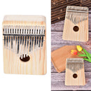 17 Keys Kalimba African Solid Pine Wood Thumb Piano Finger Percussion .AUA Gw