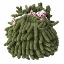 Slippers with mop cover, clean the bathroom (Dark green)