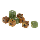 10pcs/pack 6 Sided Maths Dices Role Playing Game Polyhedral Dice for Toys