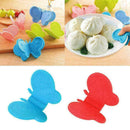 Butterfly-shaped silicone anti-scalding insulation tray Oven random color 2 B3Q2