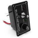 3 Way DC 12V Fused Marine Bilge Pump Switch Panel with LED Indicator Light