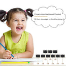 20pcs Mini Chalkboard Small Lace-shaped Blackboard with Stand Message Board