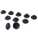 10pcs Black Soft Silicone Suction Cup Clip Sucker Holder Fish Aquarium Tank `US