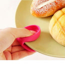 Microwave Oven 2 Fingers Hot Bowl Holder Dish Clamp Pot Pan Gripper Clip