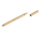 0.5mm Brass Gel Pen Sign Writing with Black Pen Bag Polished Surface for
