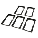 5 Pieces PC Computer Power Supply Fan Soft Silicon Shock Absorption Gasket