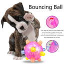 Jumping Activation Ball for Dogs - Music LED Bouncing Pet Ball Toys, Random