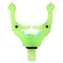 2 PCS Luminous Carp Fishing Rod Rest Gripper for Rod Pod Holder with Magic MV6A9