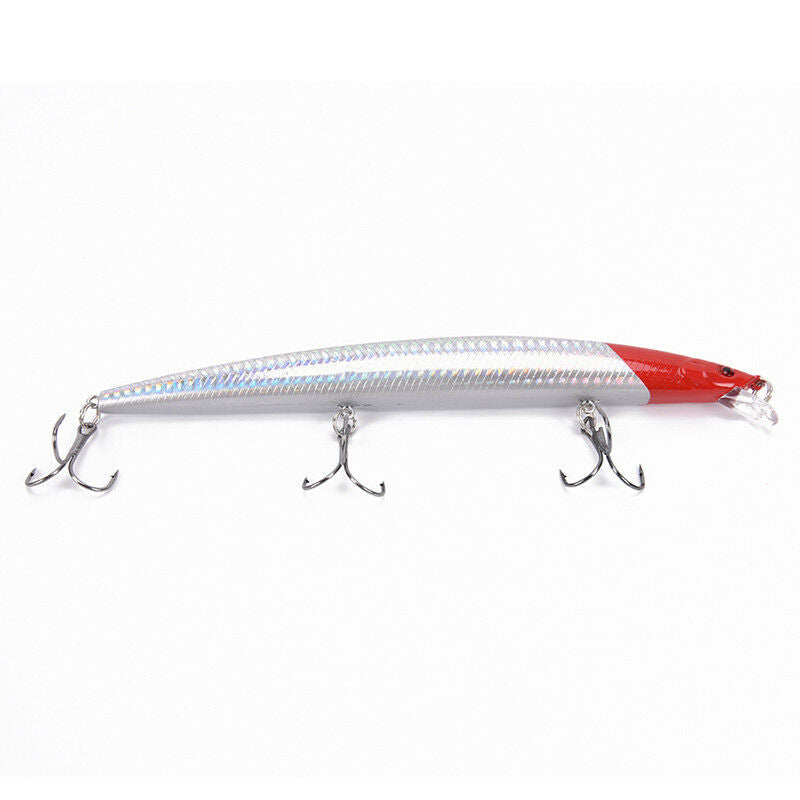1pc 18cm/26g minnow fishing lures plastic baits hard lures bass crank baits ~J&M