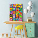 5D DIY Full Drill Diamond Painting Heart Cross Stitch Mosaic Craft Kits
