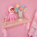 2pcs Wall Hanging Entryway Bracket Decorative Display Rack for CDs Toys