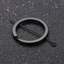 20x  DIY 25mm Black Keyring Keychain Split Ring Chain Key Rings Jewelry FT