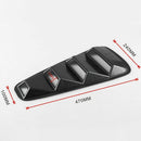 for Ford Mustang 1/4 Quarter Carbon Style Side Window Louvers Scoop Cover V