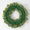 Round Natural Door Wreath Home Wall Green Leaf Garland Decors Romantic