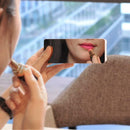 Table LED Clock - Time Snooze Alarm Clock Mirror Thermometer - Rectangle