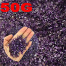 50g Natural Tiny Amethyst Point Quartz Crystal Stone Rock Chips Lucky Healing TR