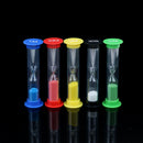 5Pcs colorful sand glass sandglass hourglass timer 30sec /1 /3 /5 /10m â„–[