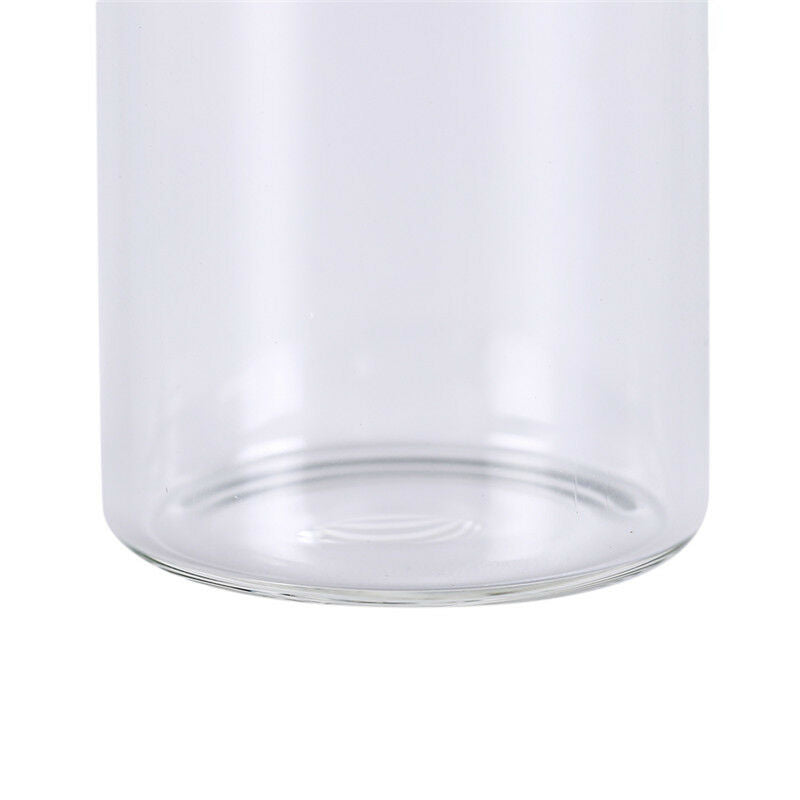 1pcs 20ml small lab glass vials bottles clear containers with black screw capSEA