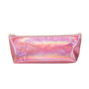 Iridescent Pencil Case Quality Pu School Supplies Stationery Gift Holograph