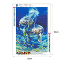 5D DIY Full Drill Diamond Painting Ocean Sea Dog Cross Stitch Embroidery