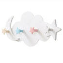 Plastic Star Cloud Hook Clothes Storage Hanger Rack Wall Kid Bedroom Decor