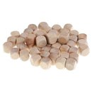 50PCS Blank Wooden Dice 16mm for Baby Blocks Baby Shower DIY Crafts Carving