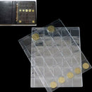 30 Classic Coin Collection Storage Album Page Folder Clear Pockets Holder 1Pc