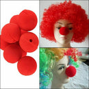10Pcs Adorable Red Ball Sponge Clown Nose for Party Wedding Decoration Chri