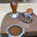 Coffee Tamper Wood Handle Coffee Powder Hammer 58.35Mm Cafe Accessories J3R5