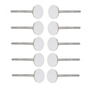 5 Paris 10 mm Earrings Posts Flat Pad Blank Ear Stud Pin for Earring Making