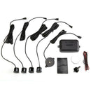 Parking 4 Sensors Car Reverse Backup Rear Buzzer Radar System Kit Sound Alarm