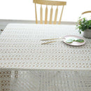 White Table Clothes For Wedding Rectangle Crochet Tables Cover Handmade Hol