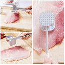 Stainless Steel Double Side Beaf Steak Mallet Meat Tenderizer Hammer HOT C4 T4L6
