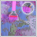 5D Diy Full Round Diamond Painting Mosaic "Cat Wearing Hat" Diamond Rhinest P5Z7
