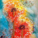 5D DIY Diamond Embroidery Beautiful Colored Dandelion Diamond Painting Cros O6T5