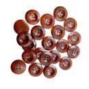 100x Handmade Wooden Buttons Round Fit Sewing Clothing Accessories 20m 25mm
