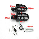 Black CNC Aluminium Alloy Footrest for Yamaha TW200 PW50 PW80 TTR90 TTR90E