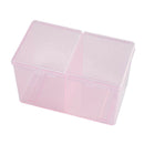 Clear Cotton Swab Organizer Holder Cotton Pad Storage Box Transparent Remov