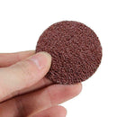 40 PCS 2 inch /50 mm 24/60/120/240 Grit Roll Lock Sanding P1P4 Roloc Disc G J3P9