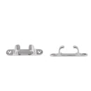 2 x Straight Fairlead Stainless Steel Sailing Boat Deck Cleat Bow Chock