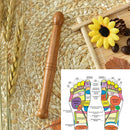 wooden foot spa therapy thai massage health relaxation wood stick tools TECA