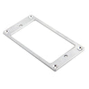 Flat Metal Chrome Humbucker Pickup Frame Mounting Ring For Electric Guitar Part