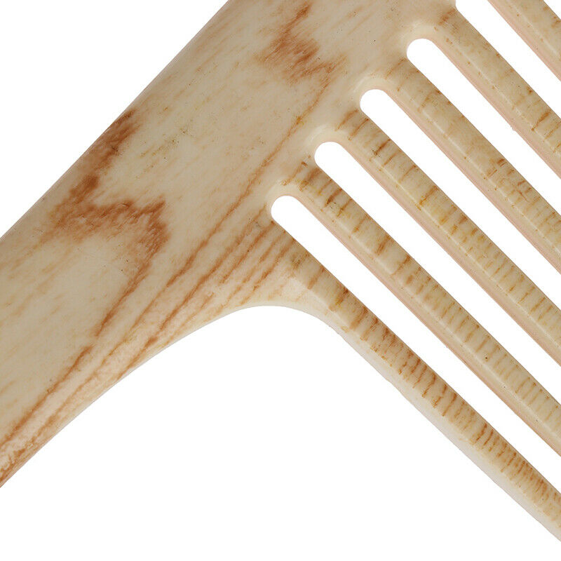 1X Large Wide Tooth Comb Hair Detangling Hairdressing Rake Comb Suitable  Sa Jf