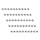 50x Clear Plastic Cupcake Packaging Box Cake Square Wedding Favors Box Gift Box