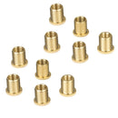 5X Aluminum Front Alloy Gear Shift Knob Thread Adapter Nuts Insert Set M10x1.25