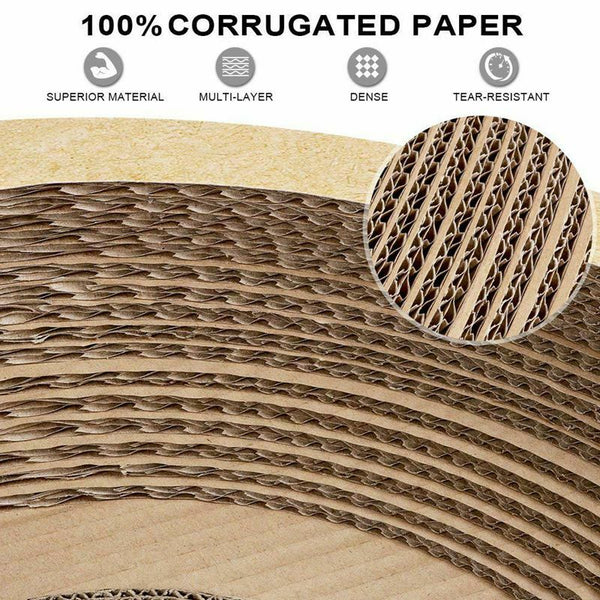 Cat Scratching Lounge Board Corrugated Cardboard Scratcher Cat Scratch Pad  Q7B7