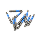 10pcs 1/4'' Anti Slip Magnetic Screwdriver S2 Ph2 Head Screw Driver Bit Tool ME