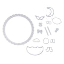 15pcs Metal Parachute Cutting Dies Stencil for DIY Scrapbooking Craft Decor