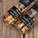 120pcs Waterproof Chalkboard Kitchen Spice Label Stickers Jam Jar Bottle Tags Cy