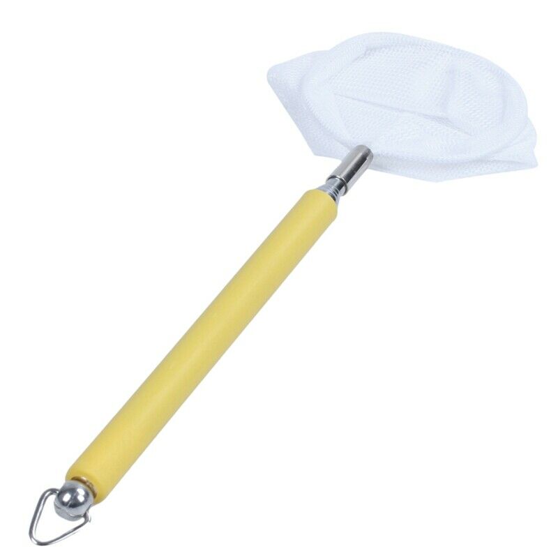 Stainless Steel Extendable Handle Aquarium Pond Fish Shrimp Skimming Net Ro